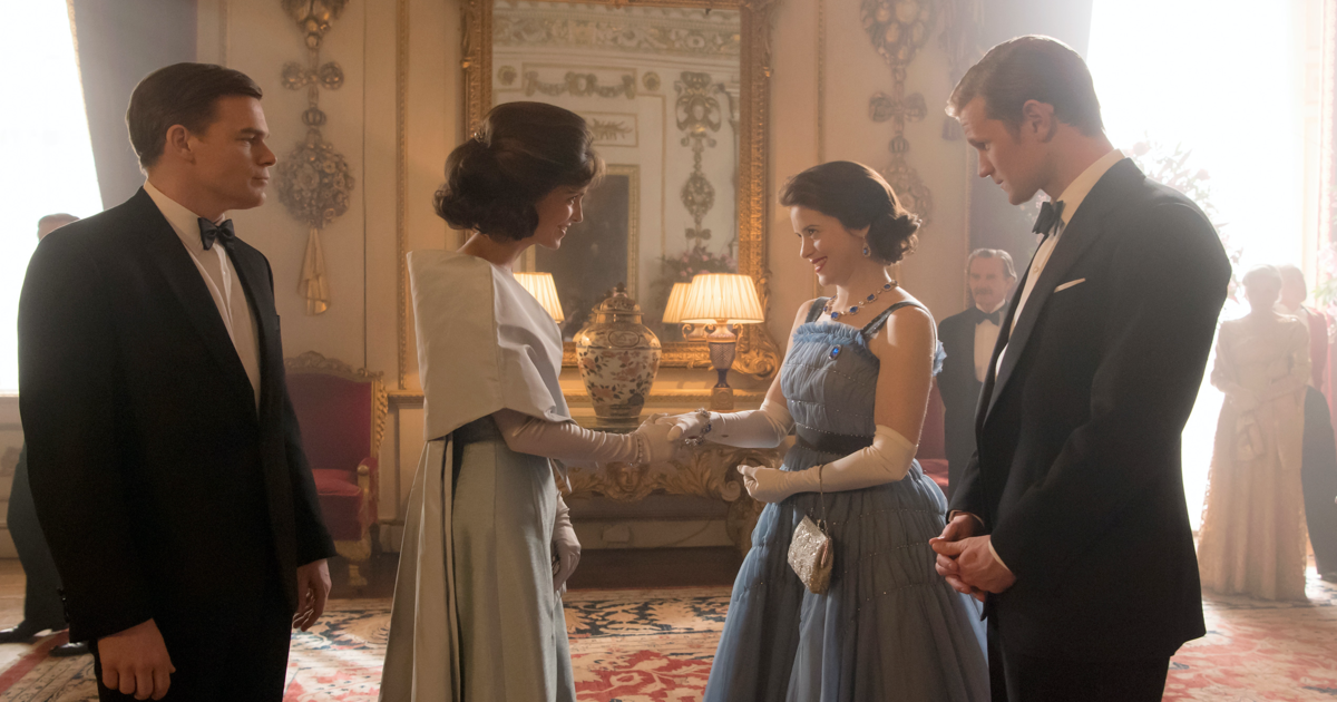 thecrown-elisabetta-jacqueline-kennedy-jfk