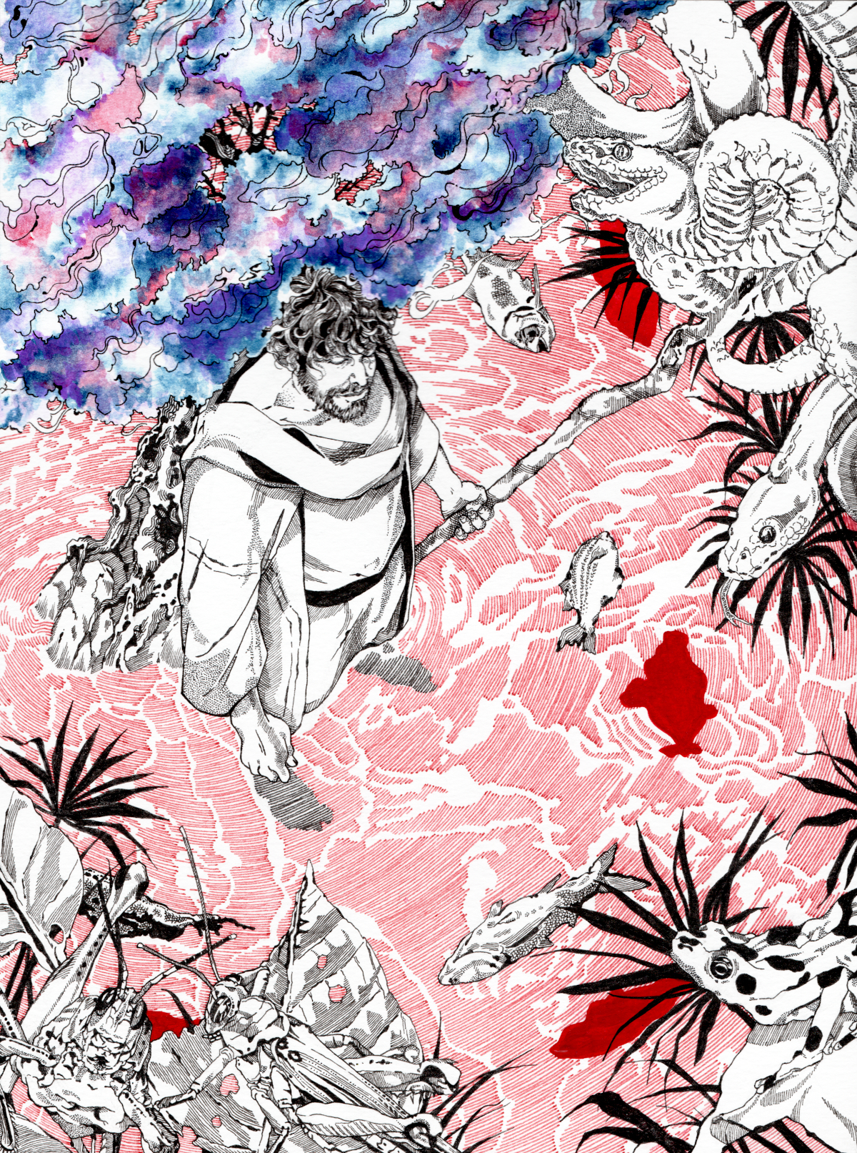 principe d'egitto illustrazione