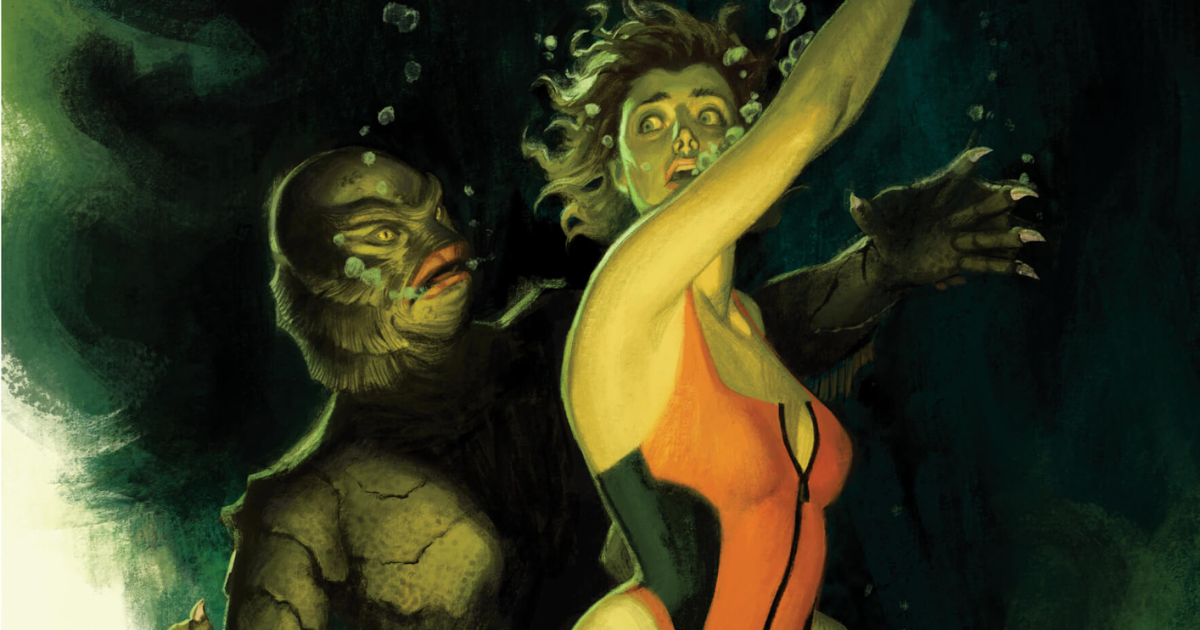 Mostro Laguna nera illustrazione 3
