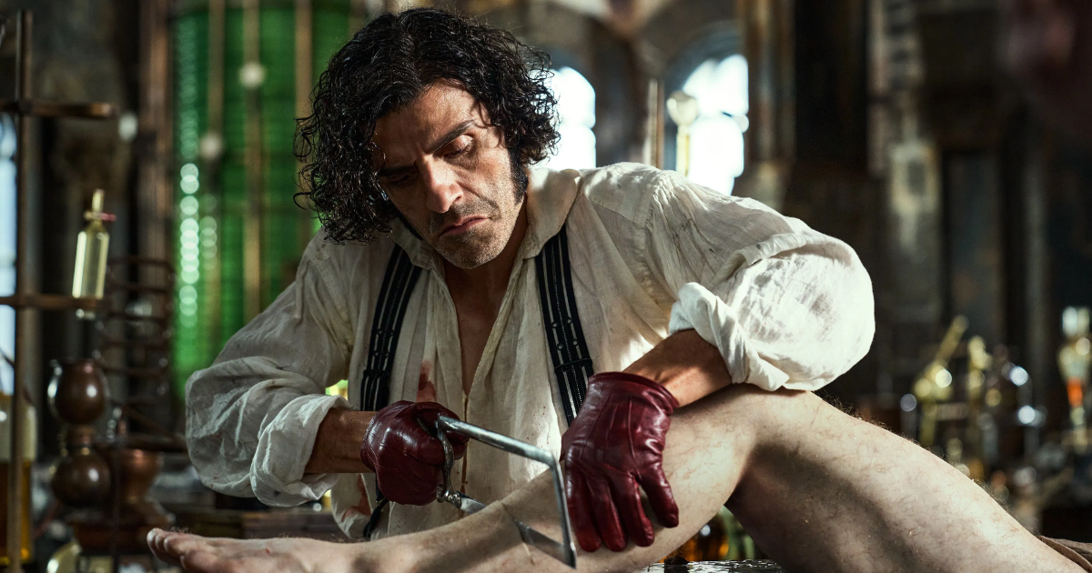 Frankenstein chirurgia narrativa scena gamba